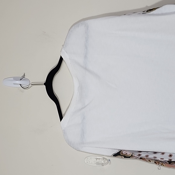 Free People We the free Blossom Thermal Long Sleeves Top Blouse Size S - Picture 6 of 10